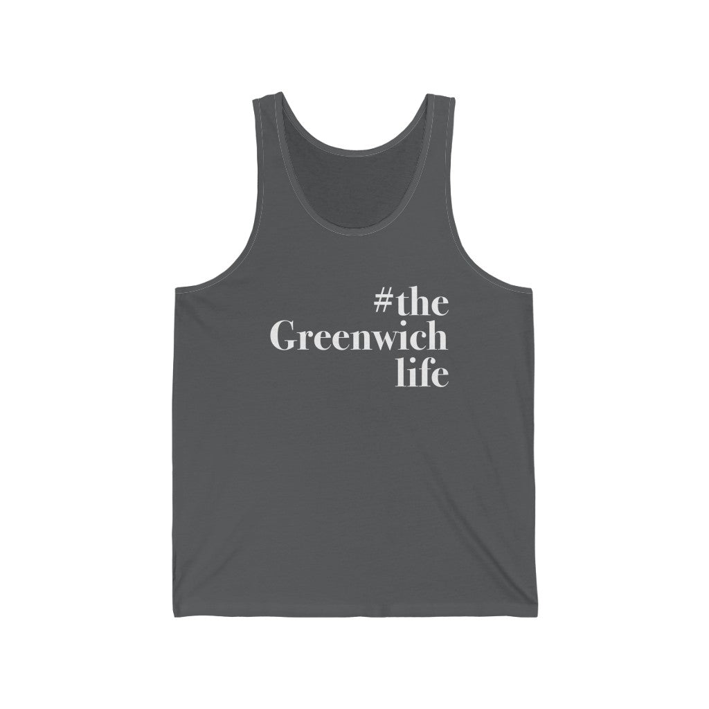 greenwich ct / connecticut tank tpp shirt 
#thegreenwichlife // greenwich ct unisex tank top shirt // finding connecticut