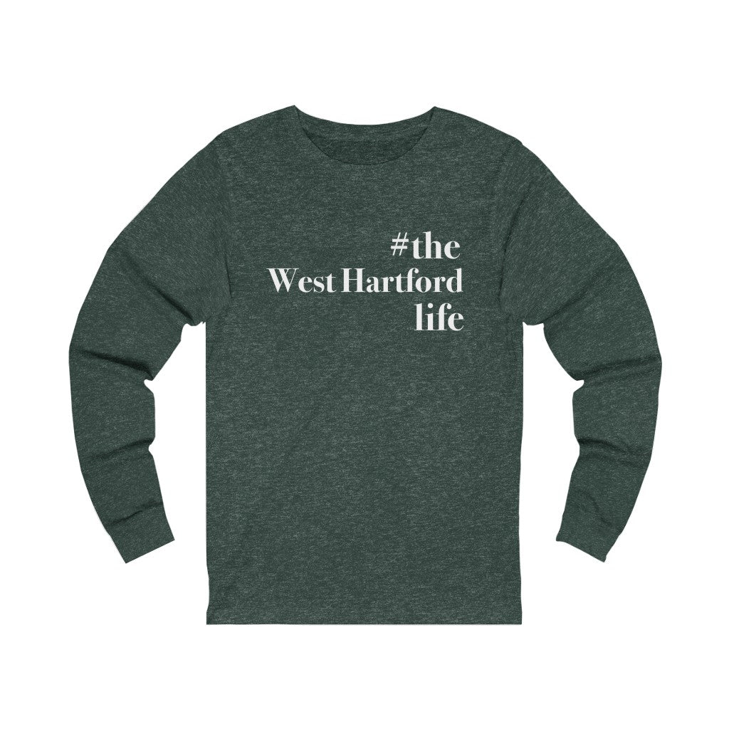 West hartford long sleeve tee.
#thewesthartfordlife // west hartford ct long sleeve t shirt // finding connecticut