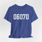 06070 - Simsbury CT Zip Code unisex t shirt //  finding connecticut 