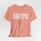06070 - Simsbury CT Zip Code unisex t shirt //  finding connecticut 