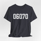 06070 - Simsbury CT Zip Code unisex t shirt //  finding connecticut 