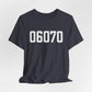 06070 - Simsbury CT Zip Code unisex t shirt //  finding connecticut 