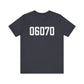 06070 - Simsbury CT Zip Code unisex t shirt //  finding connecticut 
