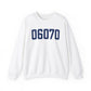06070 - Simsbury Connecticut Zip Code unisex sweatshirt   // finding connecticut 