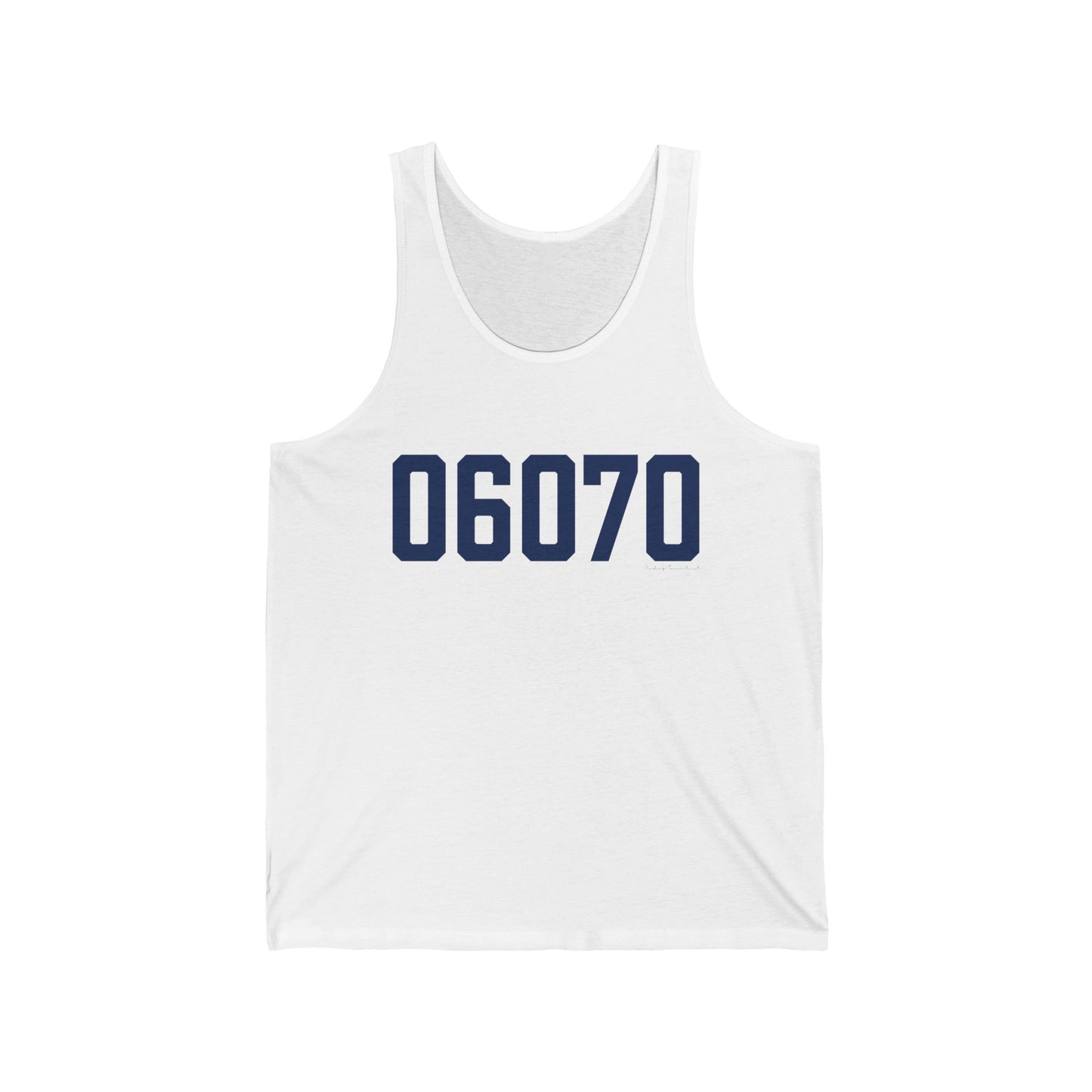 06070 - Simsbury Connecticut Zip Code unisex tank top shirt  finding connecticut 