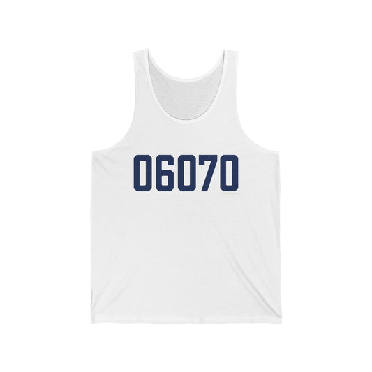06070 - Simsbury Connecticut Zip Code unisex tank top shirt  finding connecticut 