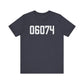06074 - South Windsor CT Zip Code // South windsor CT unisex t shirts // finding connecticut 