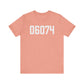 06074 - South Windsor CT Zip Code // South windsor CT unisex t shirts // finding connecticut 