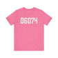 06074 - South Windsor CT Zip Code // South windsor CT unisex t shirts // finding connecticut 