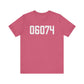 06074 - South Windsor CT Zip Code // South windsor CT unisex t shirts // finding connecticut 