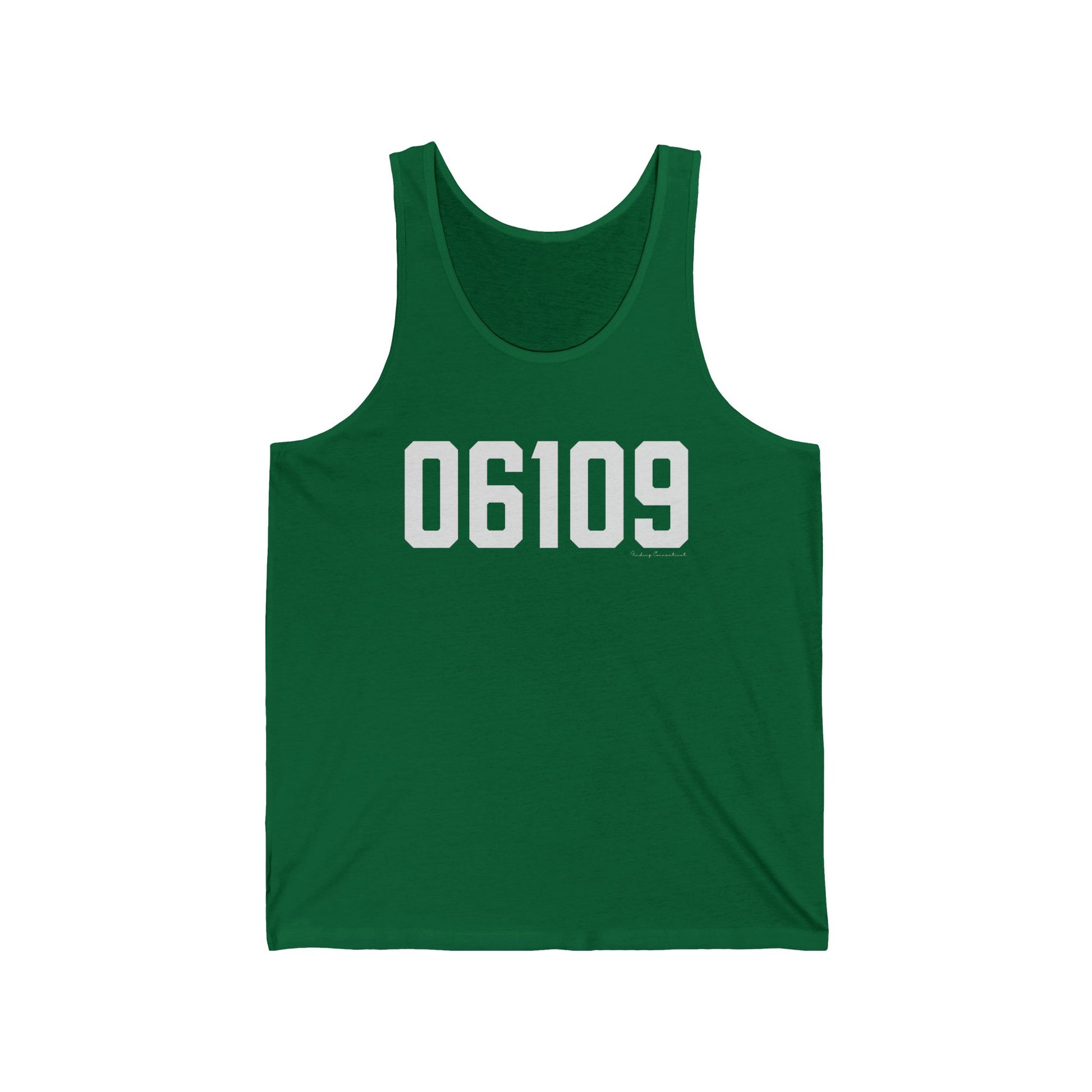 06109 - Wethersfield CT Zip Code // wethersfield CT unisex tank top shirt // finding connecticut