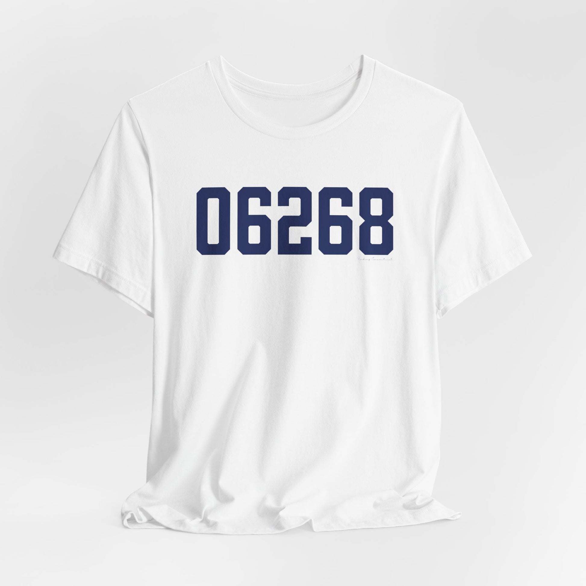 06268 - Mansfield CT Zip Code // mansfield Connecticut unisex t shirt // finding connecticut 