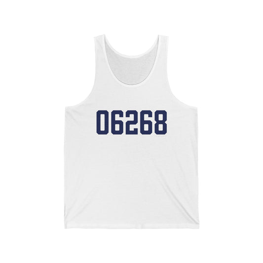 06268 - Mansfield CT Zip Code // mansfield Connecticut unisex tank tops // finding connecticut 