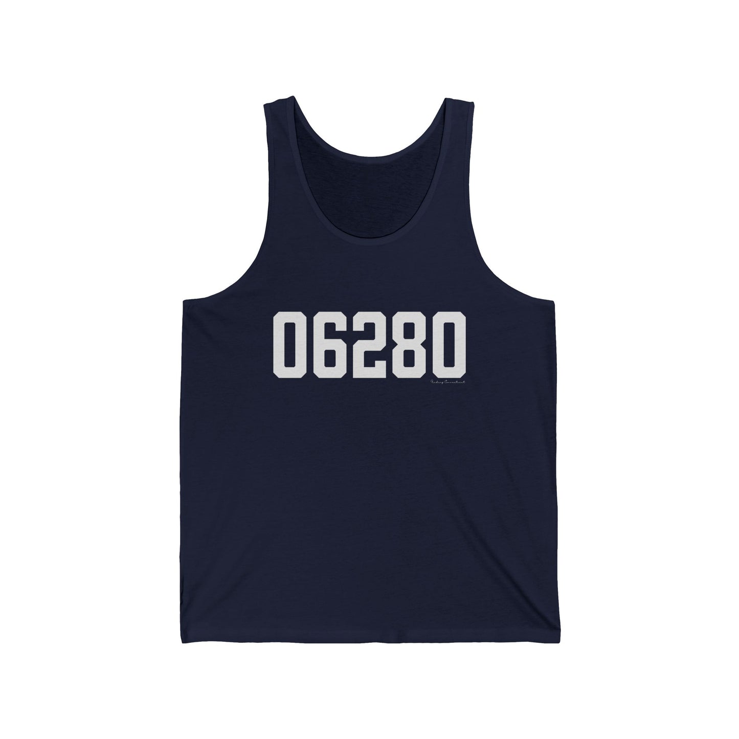 06280 - Windham CT Zip Code // windham unisex  tank top // finding connecticut 