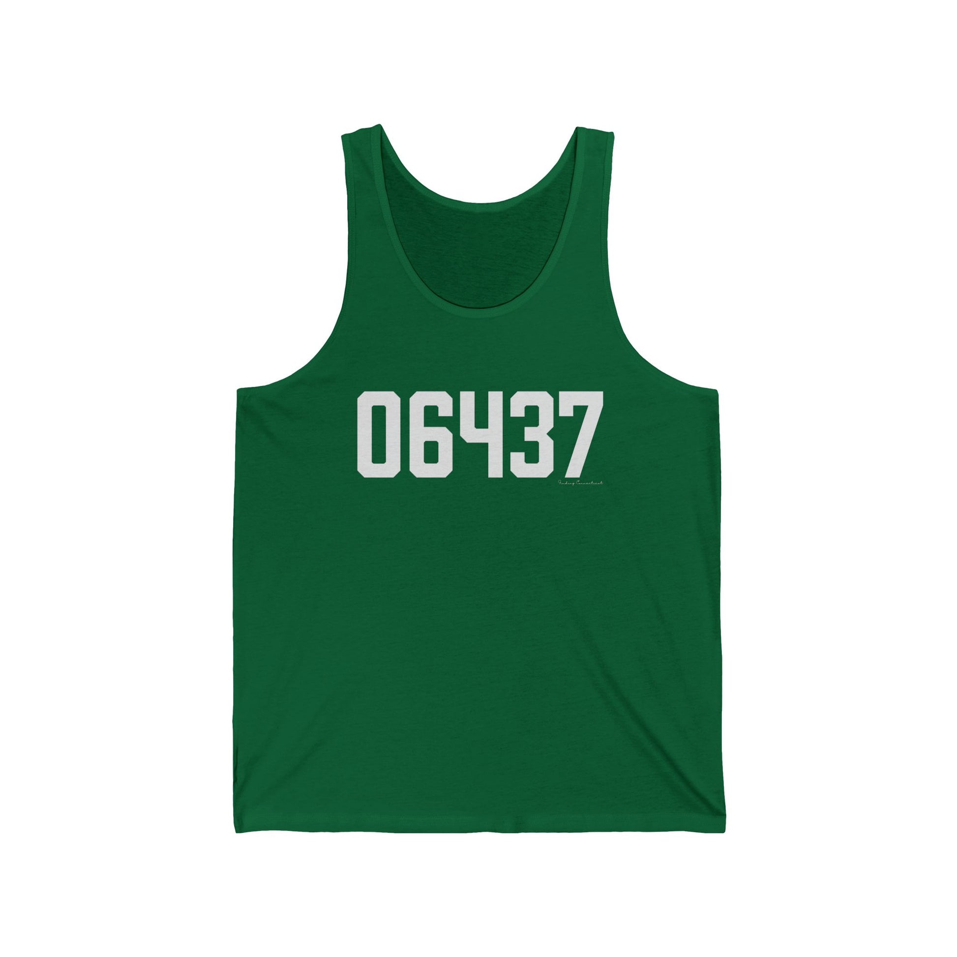 06437 - Guilford CT Zip Code // Guilford CT unisex tank top shirt  / Finding Connecticut 