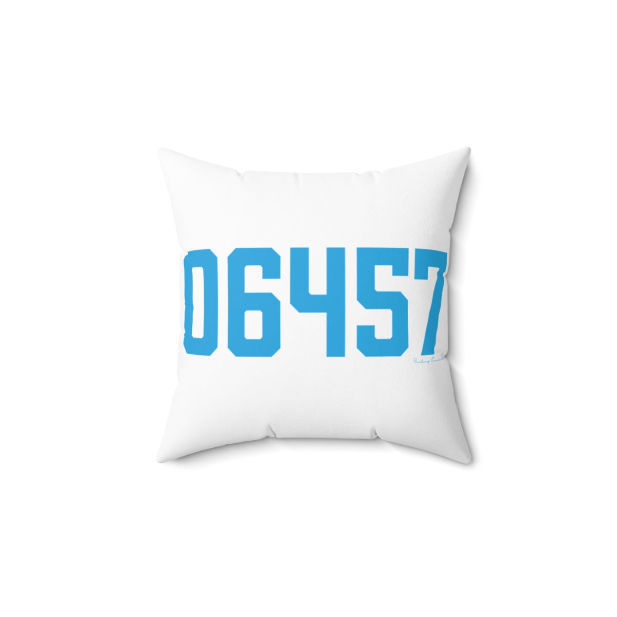 06457 Middletown Connecticut Zip Code Spun Polyester Square Pillow
