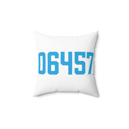 06457 Middletown Connecticut Zip Code Spun Polyester Square Pillow
