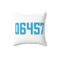 06457 Middletown Connecticut Zip Code  pillow // middletown connecticut gifts and merch // finding connecticut 