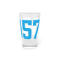06457  Middletown Connecticut zip code pint glass drinkware // middletown Connecticut gifts and merch // finding connecticut 