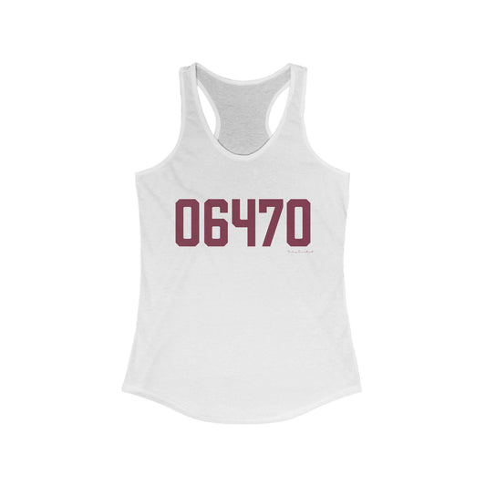 06470 - Newtown CT Zip Code // Newtown Connecticut women's tank top shirt // finding connecticut 