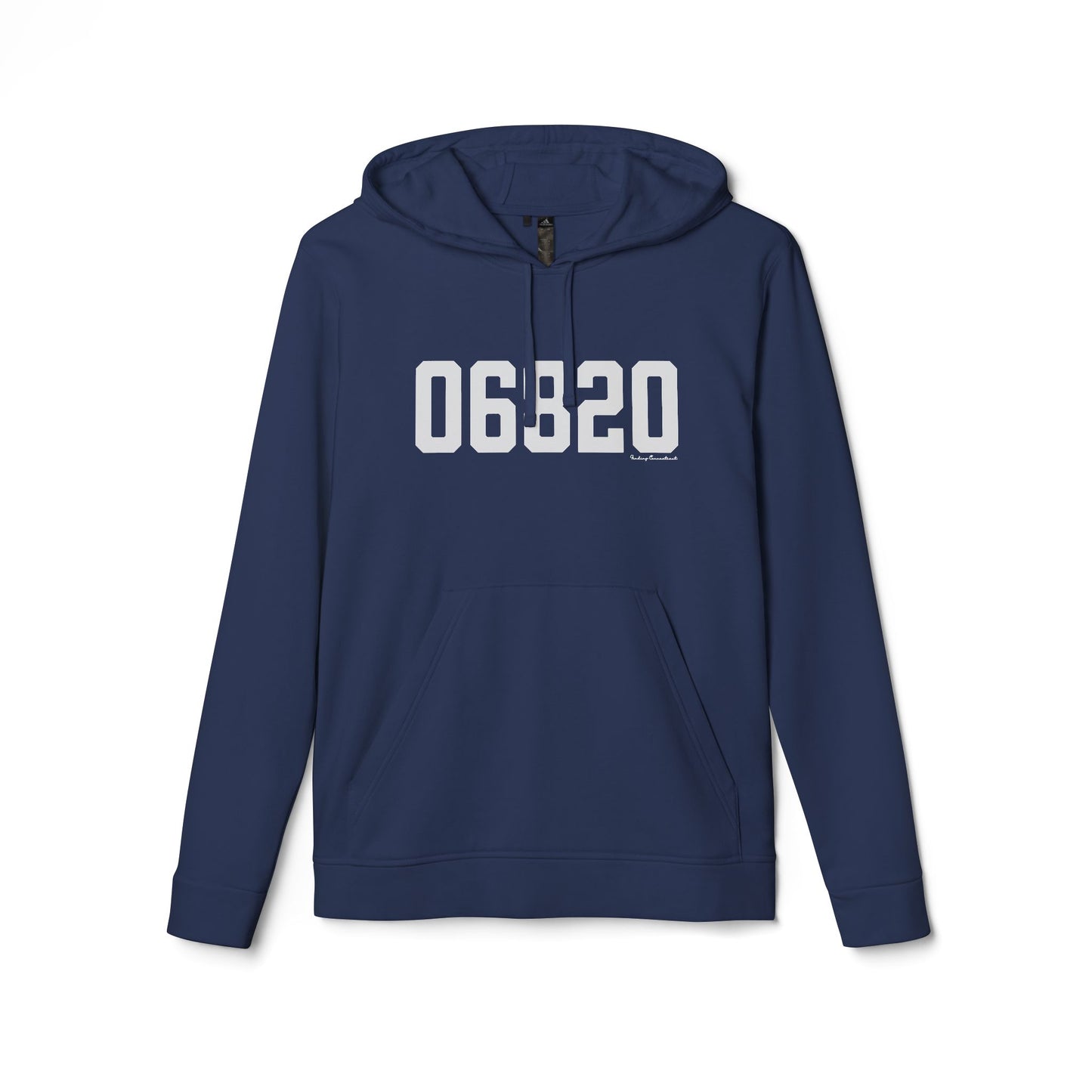 06820 - Darien CT Zip Code // Darien CT unisex adidas hoodie sweatshit   // finding  6