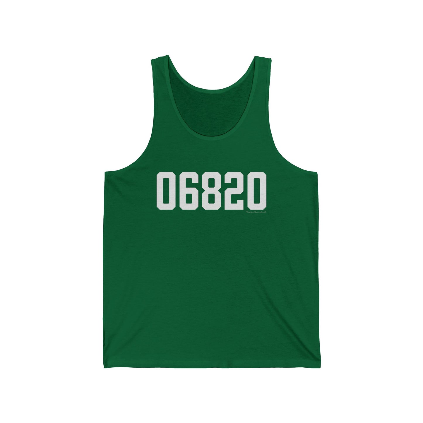 06820 - Darien CT Zip Code // Darien CT unisex tank top shirts  // finding connecticut 