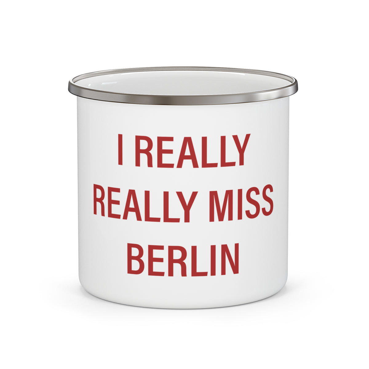 I Really Really Miss Berlin Enamel Camping Mug
