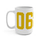 06896 Redding Connecticut Zip Code Mug 15oz