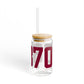 06870 - Greenwich Connecticut Zip Code Sipper Glass, 16oz