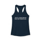 Just a kid from South Norwalk Women's Ideal Racerback Tank Top