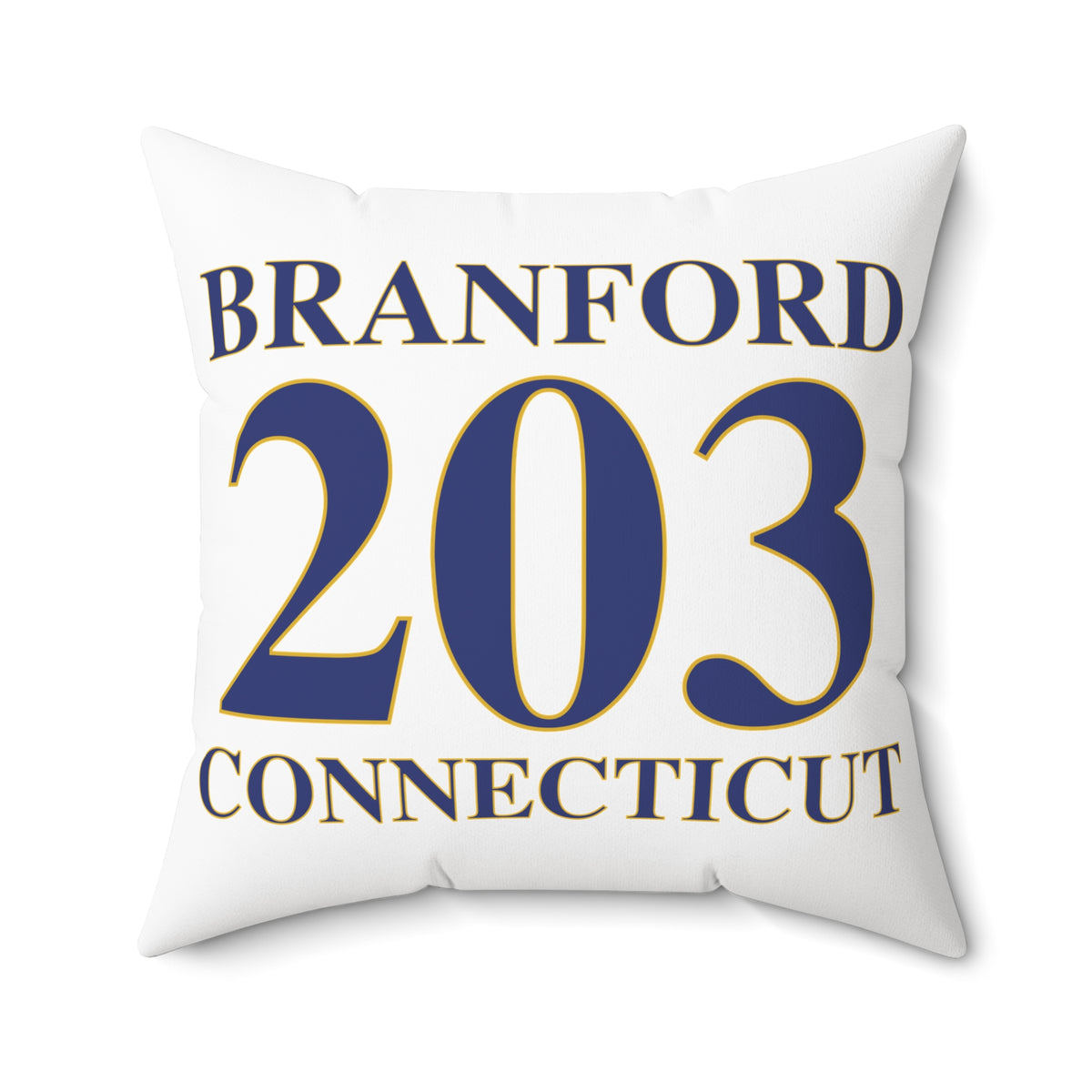 Branford 203 Connecticut Polyester Square Pillow