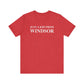 Just a kid from Windsor Unisex Jersey Short Sleeve Tee