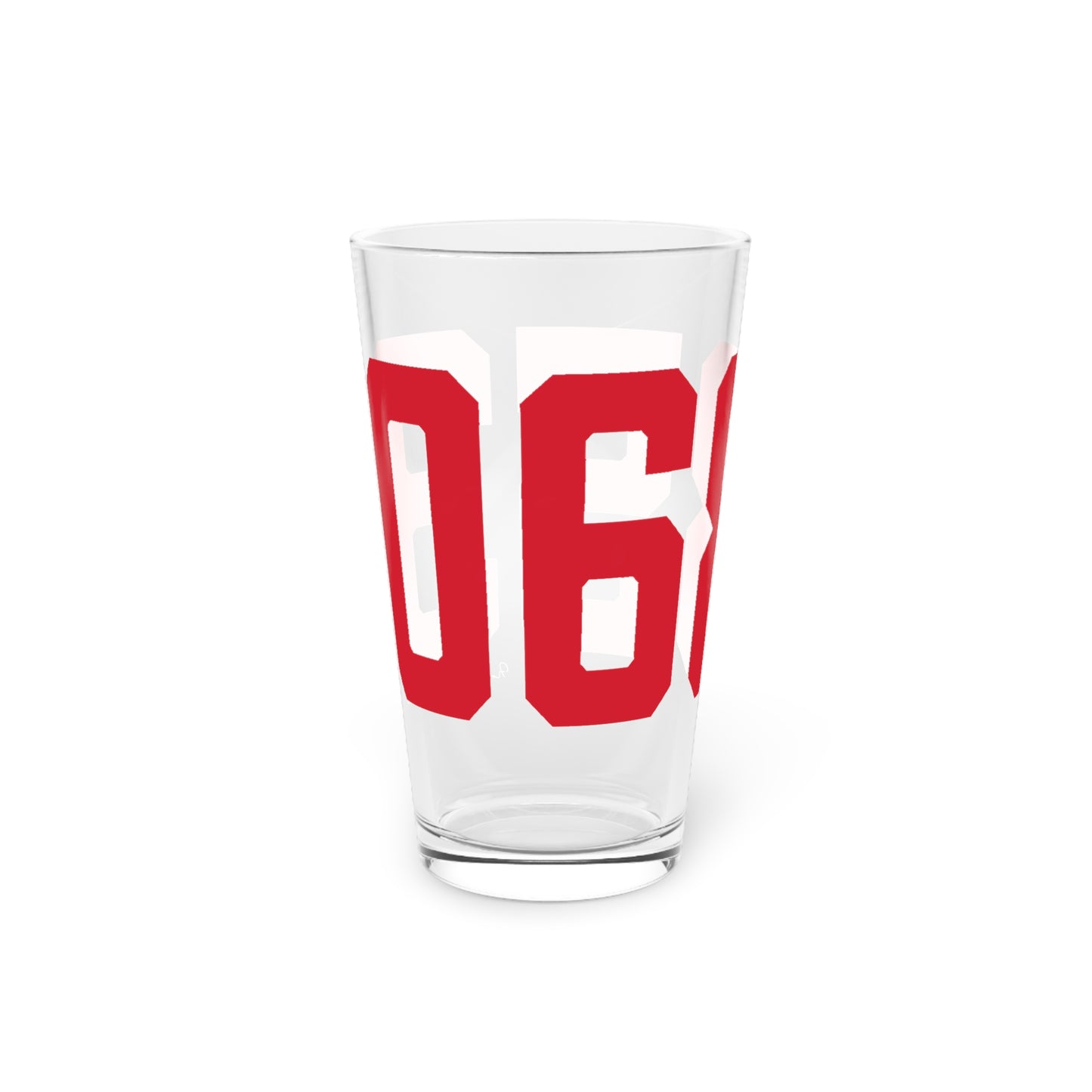 06853 Norwalk Connecticut Zip CodePint Glass, 16oz