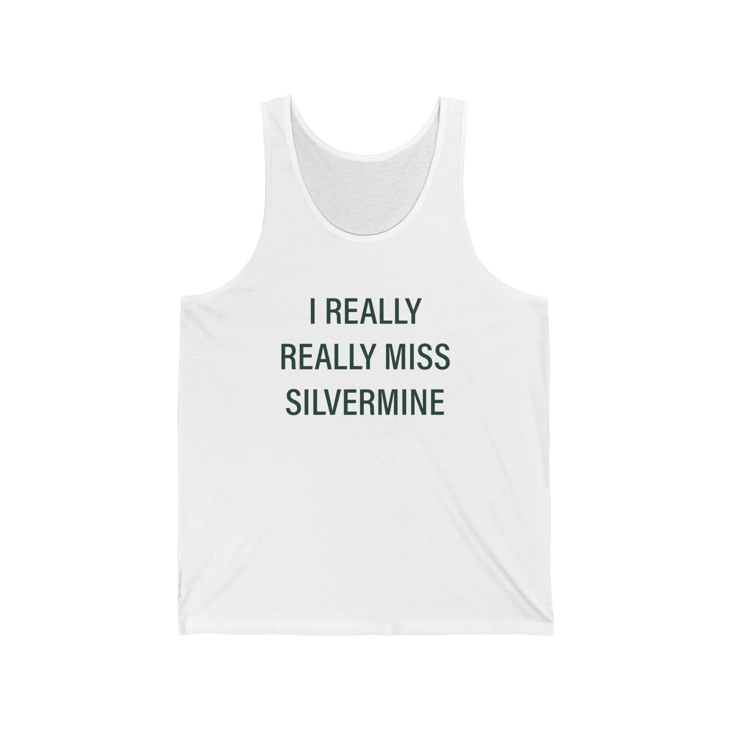 I Really Really Miss Silvermine Unisex Jersey Tank Top