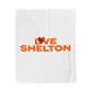 Love Shelton Velveteen Plush Blanket