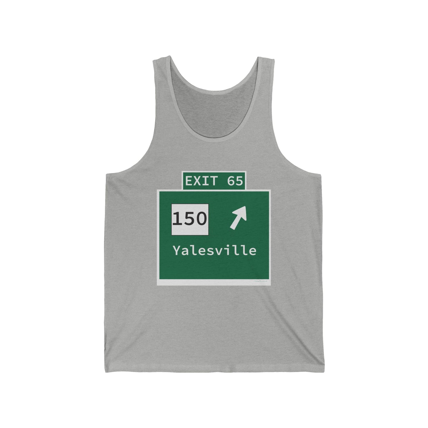 Vintage WCP Exit 65 Sign Unisex Jersey Tank Top