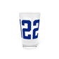 06422 Durham Connecticut Zip Code Pint Glass, 16oz