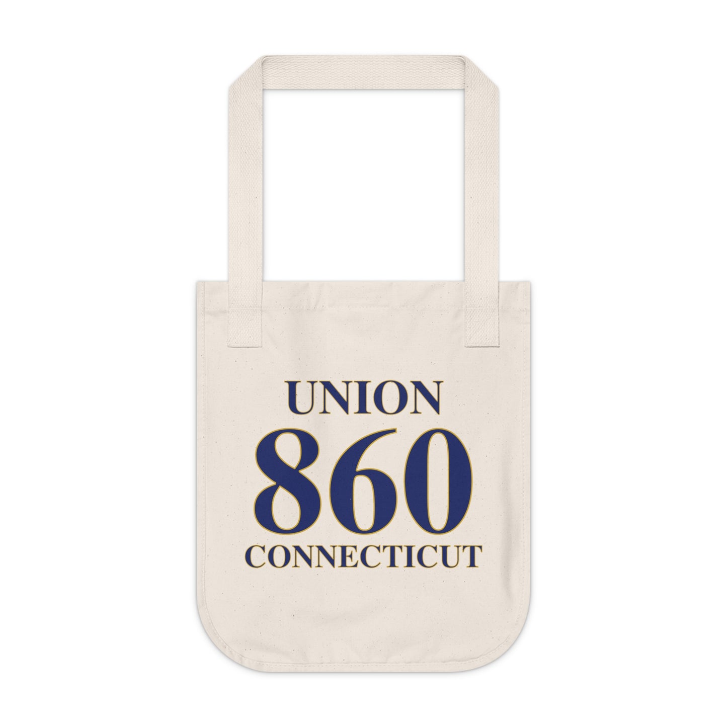 Union 860 Connecticut Organic Canvas Tote Bag