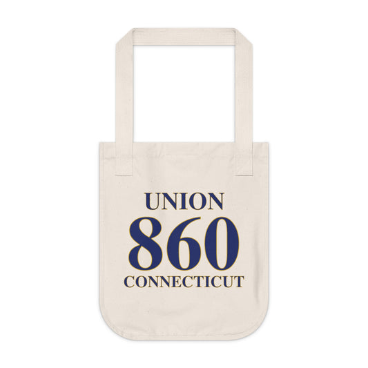 Union 860 Connecticut Organic Canvas Tote Bag