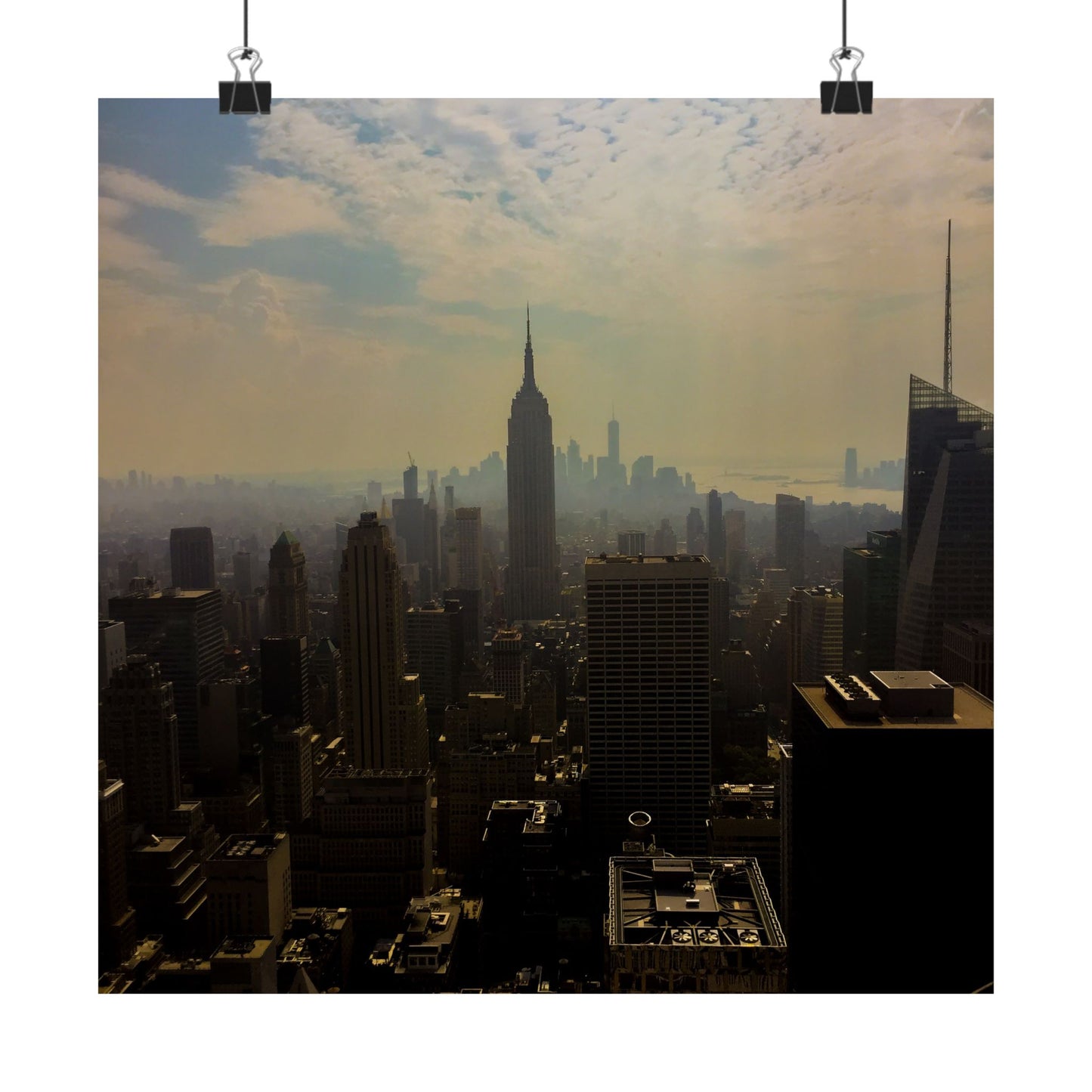 NYC Skyline Matte Vertical Posters