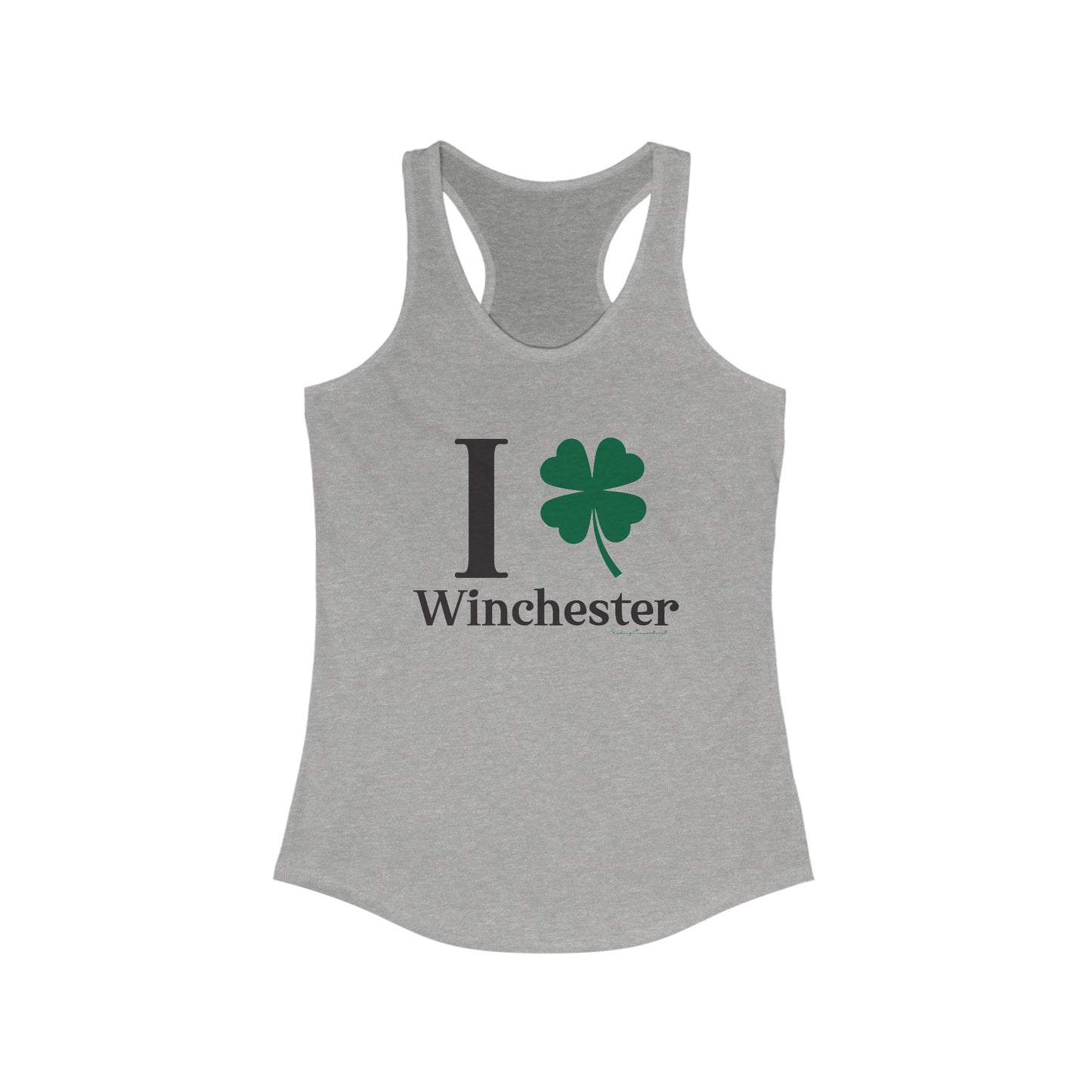 I Clover Winchester Women's Ideal Racerback Tank Top