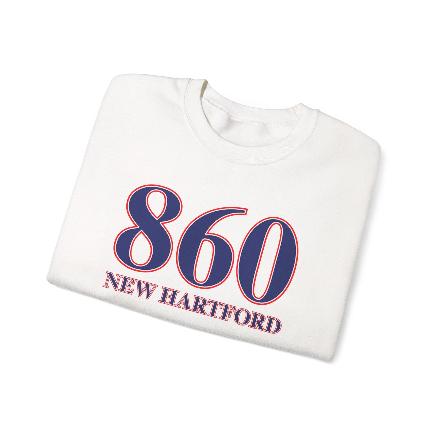860 New Hartford Red White & Blue Unisex Heavy Blend™ Crewneck Sweatshirt