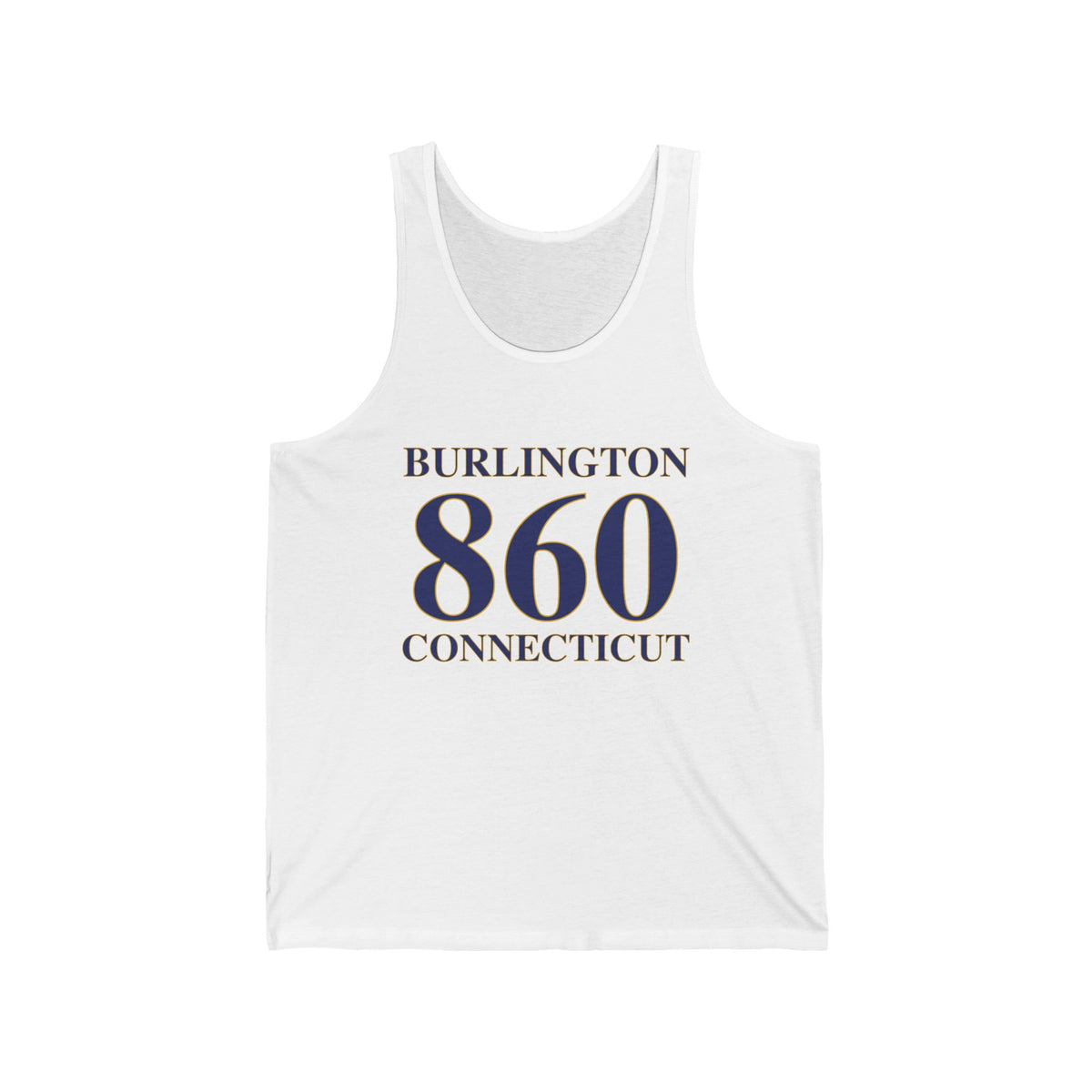 Burlington 860 Connecticut Unisex Jersey Tank Top