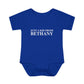 Just a kid from Bethany Infant Baby Rib Bodysuit