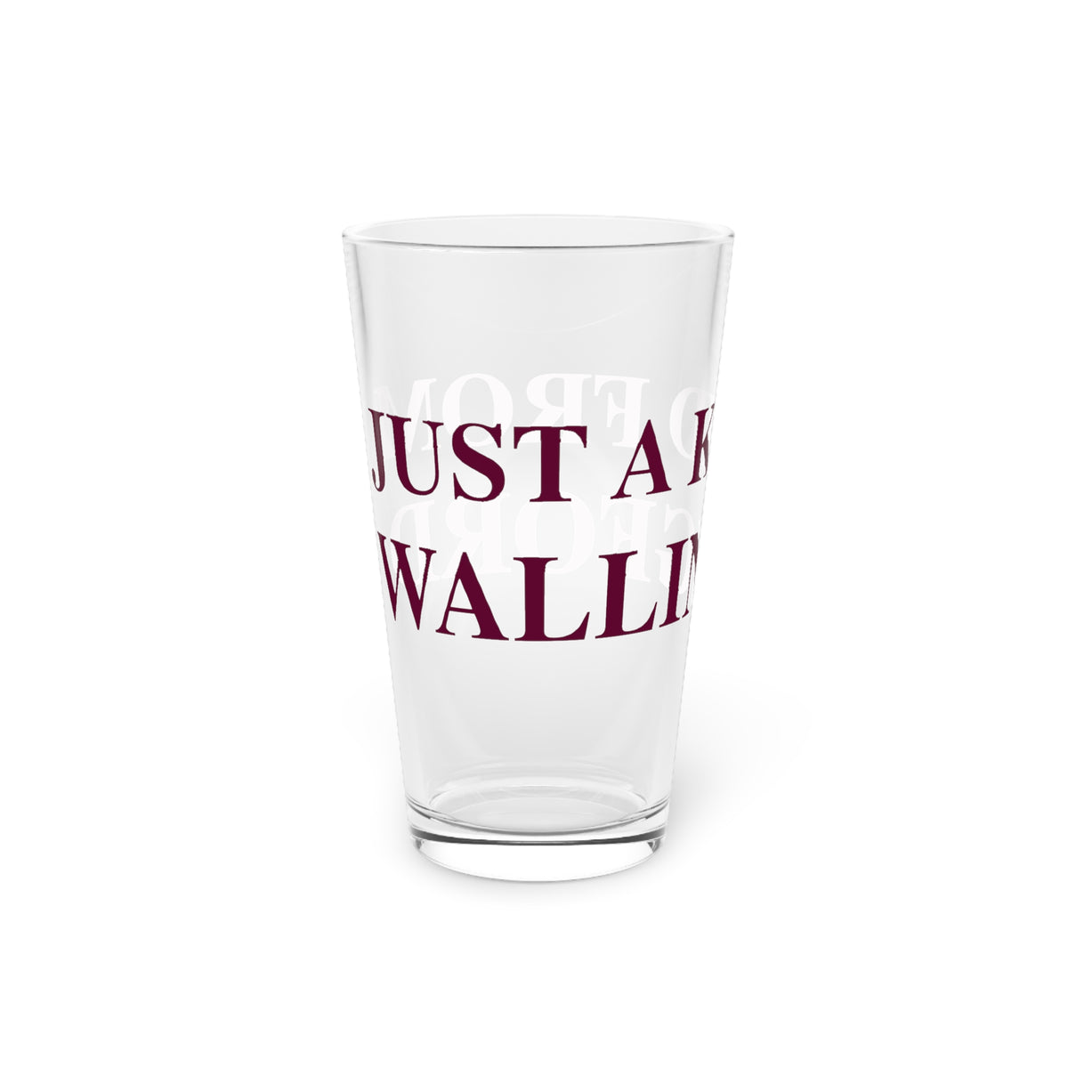 Just a kid from Wallingford Pint Glass, 16oz