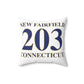 New Fairfield 203 Connecticut Spun Polyester Square Pillow