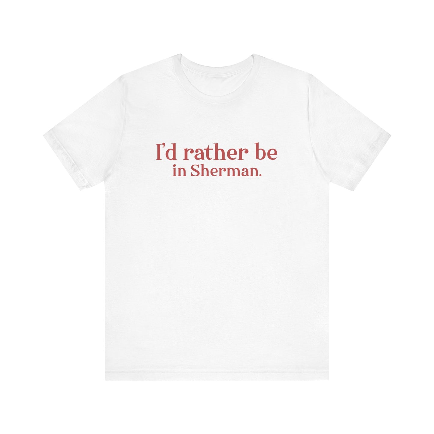 Sherman connecticut t shirt