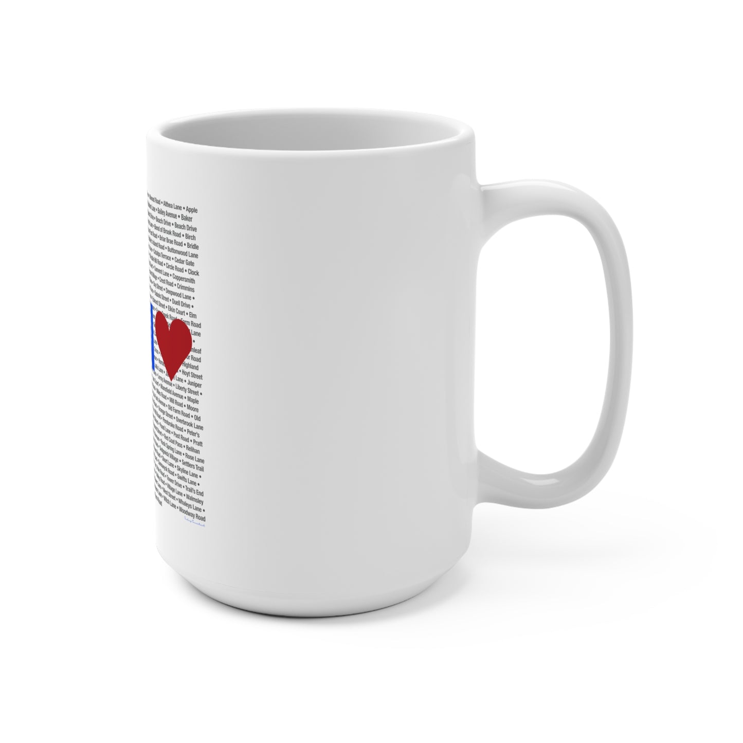 Darien Love Mug 15oz