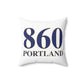 860 Portland Spun Polyester Square Pillow