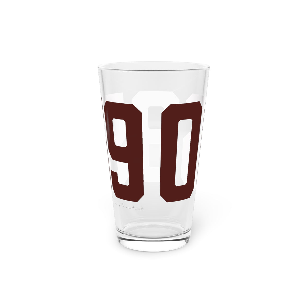 06359 North Stonington Connecticut Zip Code Pint Glass, 16oz